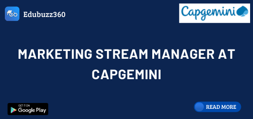 Marketing Stream Manager at Capgemini