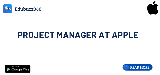 Project Manager at Apple