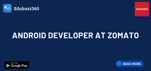 Android developer at Zomato