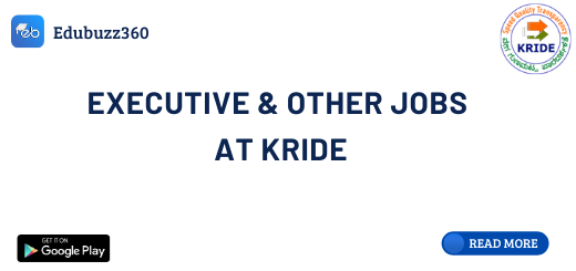 Executive & Other jobs at KRIDE