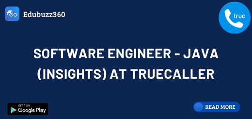 Software Engineer - Java (Insights) at Truecaller