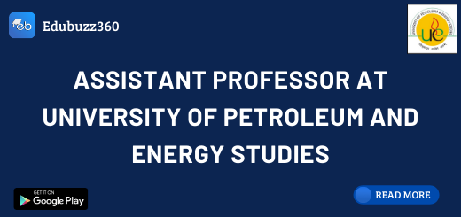 Assistant Professor at University of Petroleum and Energy Studies