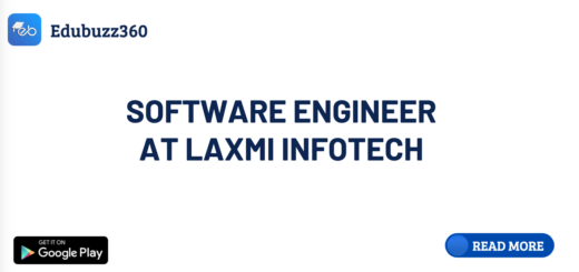 Software Engineer at laxmi - edubuzz360.com