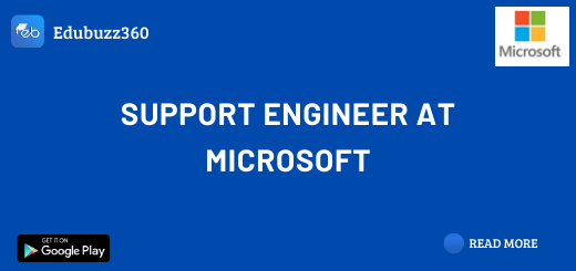 Support Engineer at Microsoft