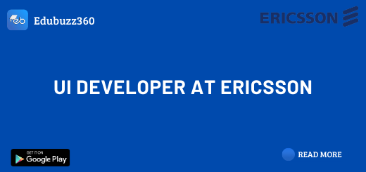 UI Developer at Ericsson