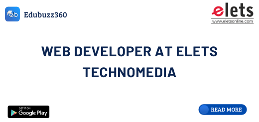 WEB Developer at Elets Technomedia