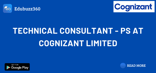 Technical consultant - PS at Cognizant Limited