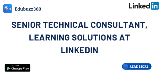 Senior Technical Consultant, Learning Solutions at LinkedIn