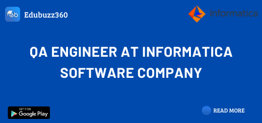 QA Engineer at Informatica Software Company