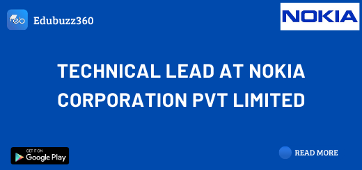 Technical Lead at Nokia Corporation Pvt Limited