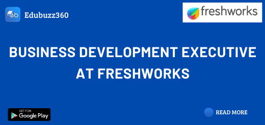 Business Development Executive at Freshworks