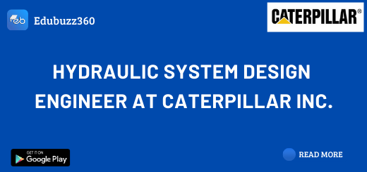 Hydraulic System Design Engineer at Caterpillar Inc.