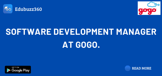 Software Development Manager at Gogo.