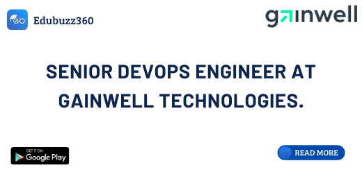 Senior DevOps Engineer at Gainwell Technologies.