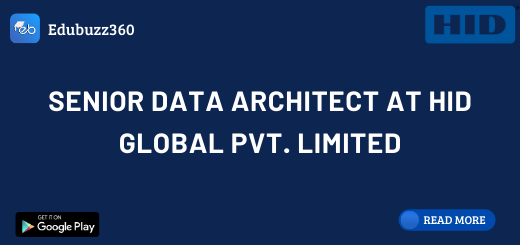 Senior Data Architect at HID Global Pvt. Limited