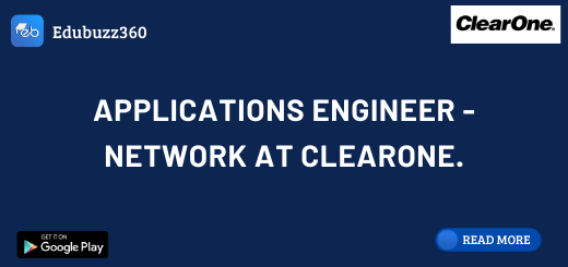 Applications Engineer - Network at ClearOne.