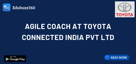 Agile Coach at TOYOTA Connected India Pvt Ltd