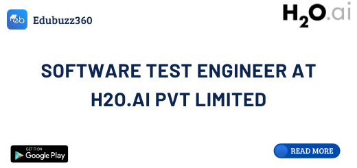 Software Test Engineer at H2O.ai Pvt Limited