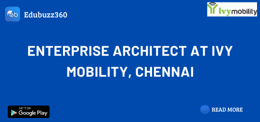 Enterprise Architect at ivy mobility, Chennai