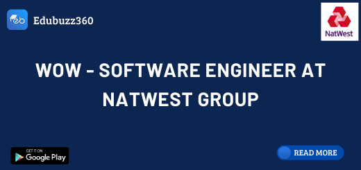 WoW - Software Engineer at NatWest Group