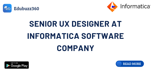 Senior UX designer at Informatica Software Company