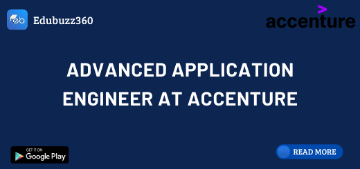 Advanced Application Engineer at Accenture