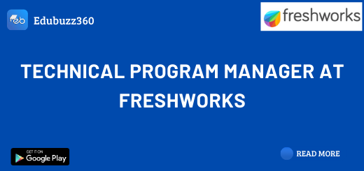 Technical Program Manager at Freshworks