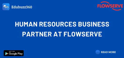 Human Resources Business Partner at Flowserve
