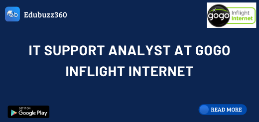 IT Support Analyst at Gogo Inflight Internet