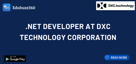 .NET Developer at DXC Technology Corporation