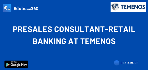 Presales Consultant-Retail banking at Temenos