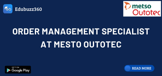 Order Management Specialist at Mesto Outotec