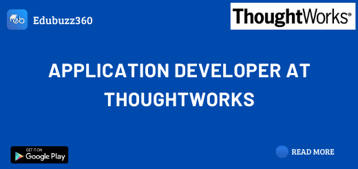 Application Developer at ThoughtWorks