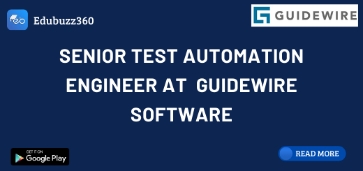 Senior Test Automation Engineer at Guidewire Software