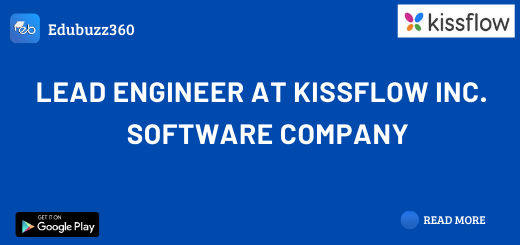 Lead Engineer at Kissflow Inc. Software Company