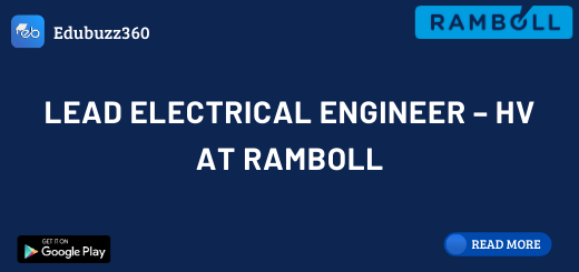 Lead Electrical Engineer – HV at Ramboll