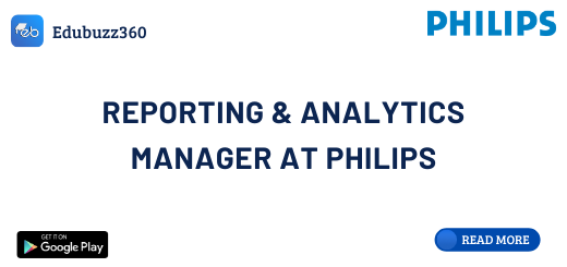 Reporting & Analytics Manager at Philips