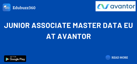 Junior Associate Master Data EU at Avantor