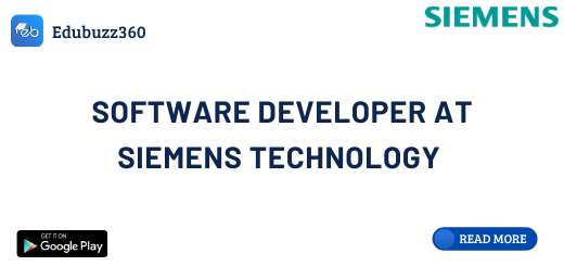 Software Developer at Siemens Technology 