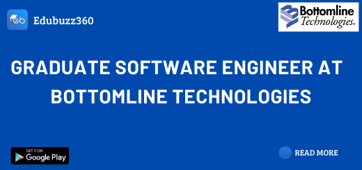 Graduate Software Engineer at  Bottomline Technologies