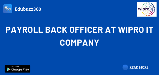 Payroll Back Officer at Wipro IT Company