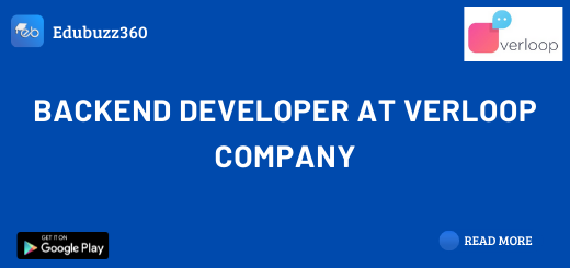 Backend Developer at Verloop Company