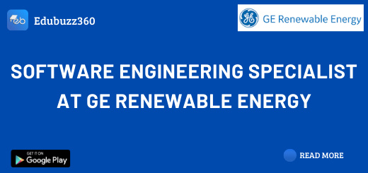Software Engineering Specialist at GE Renewable Energy
