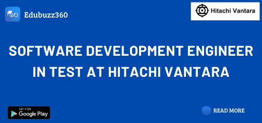 Software Development Engineer in Test at Hitachi Vantara